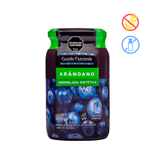 Mermelada de arándano Cuarto Creciente 400g