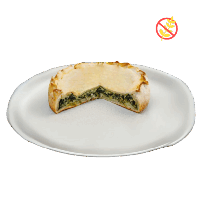 Tarta de espinaca y morrón Cresfood