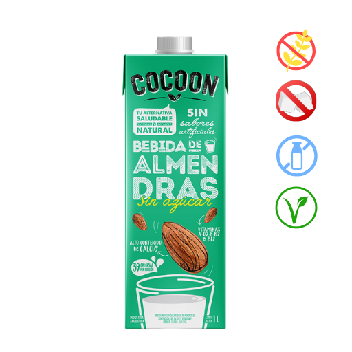 Leche de Almendras Cocoon 1lt