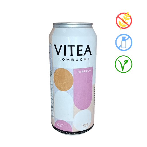 Kombucha hibisco Vitea 473ml