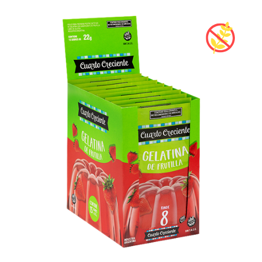 Gelatina de frutilla
